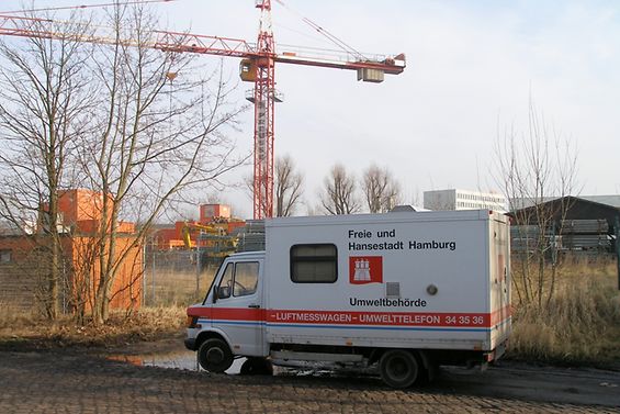 Luftmesswagen in Hamburg - Schnelsen