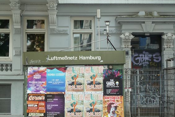 Luftmessstation Hamburg - Stresemannstraße (17SM)