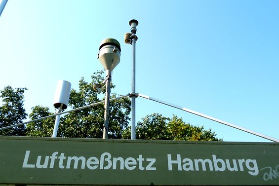 Luftmessstation Hamburg - Finkenwerder West, Probenahme (72FI)